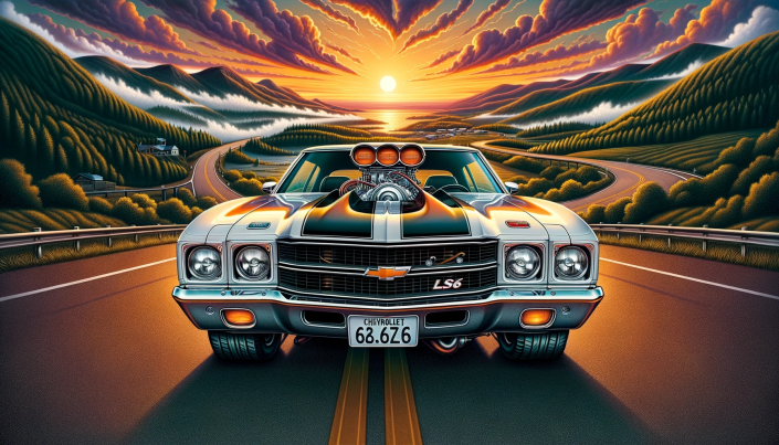 1970 Chevrolet muscle car with the LS6 engine.png
