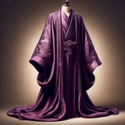 Ancient robe dyed with Tyrian purple.jpg