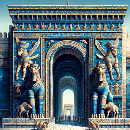 The Ishtar Gate of the Babylonian Empire.png